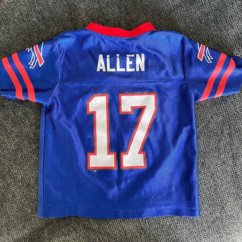 Buffalo Bills Josh Allen toddler jersey.